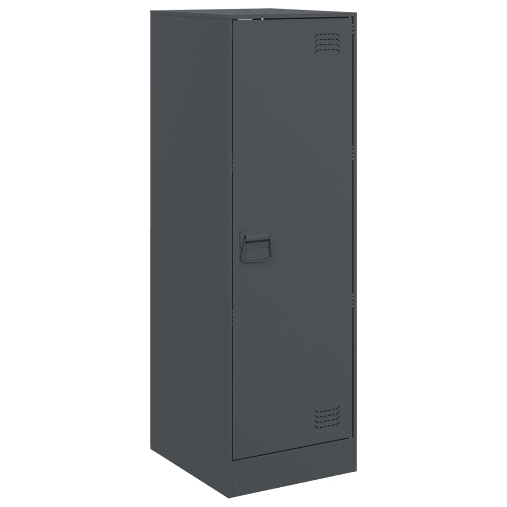 Komoda antracit 34,5 x 39 x 107 cm čelična