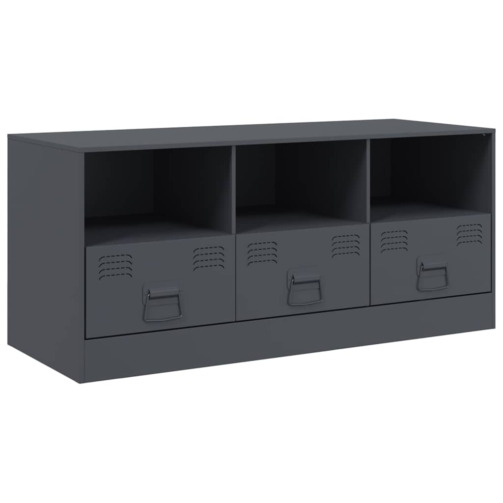 TV ormarić antracit 99 x 39 x 44 cm čelični