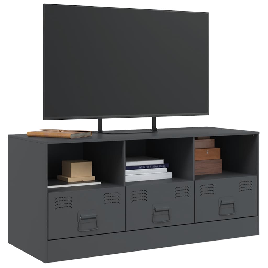 TV ormarić antracit 99 x 39 x 44 cm čelični