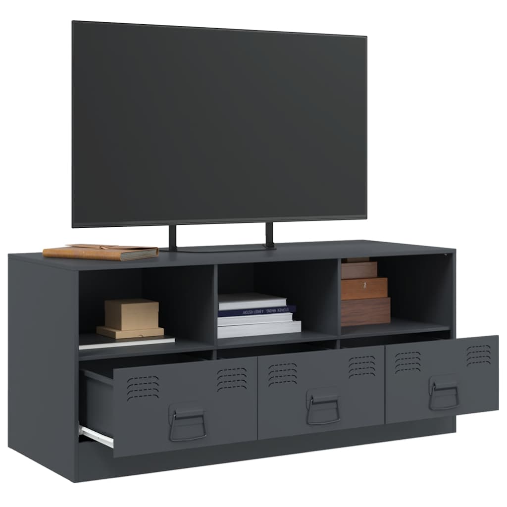 TV ormarić antracit 99 x 39 x 44 cm čelični