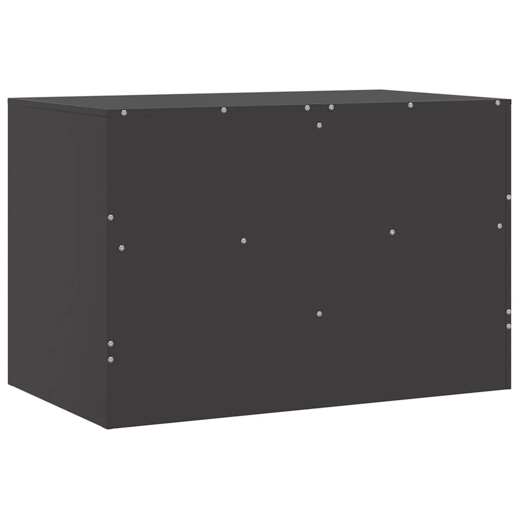 TV ormarić crni 67 x 39 x 44 cm čelični