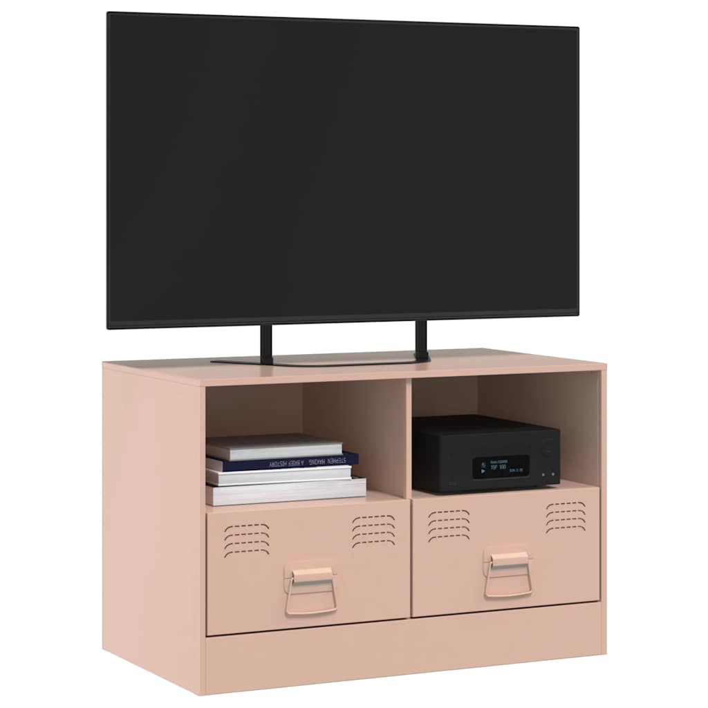 TV ormarić ružičasti 67 x 39 x 44 cm čelični