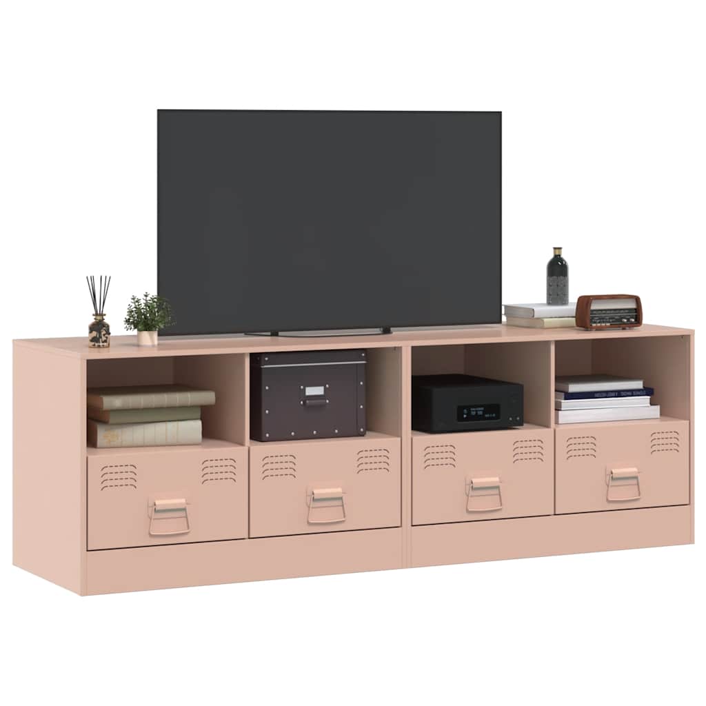 TV ormarići 2 kom ružičasti 67 x 39 x 44 cm čelični