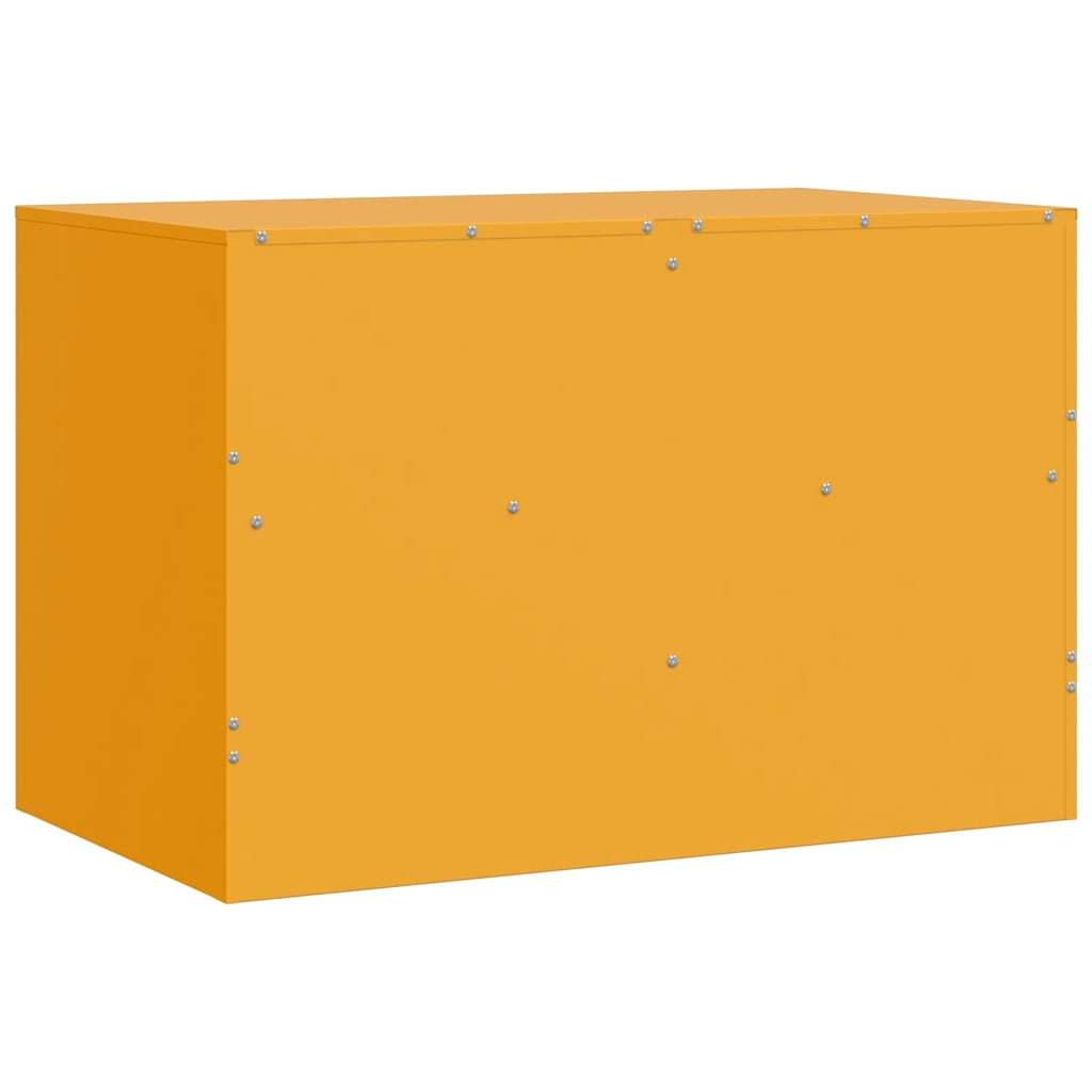 TV ormarić boja senfa 67 x 39 x 44 cm čelični