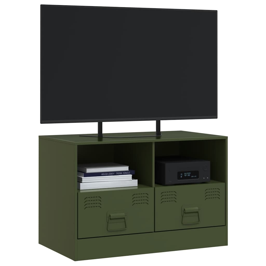 TV ormarić maslinasti 67 x 39 x 44 cm čelični