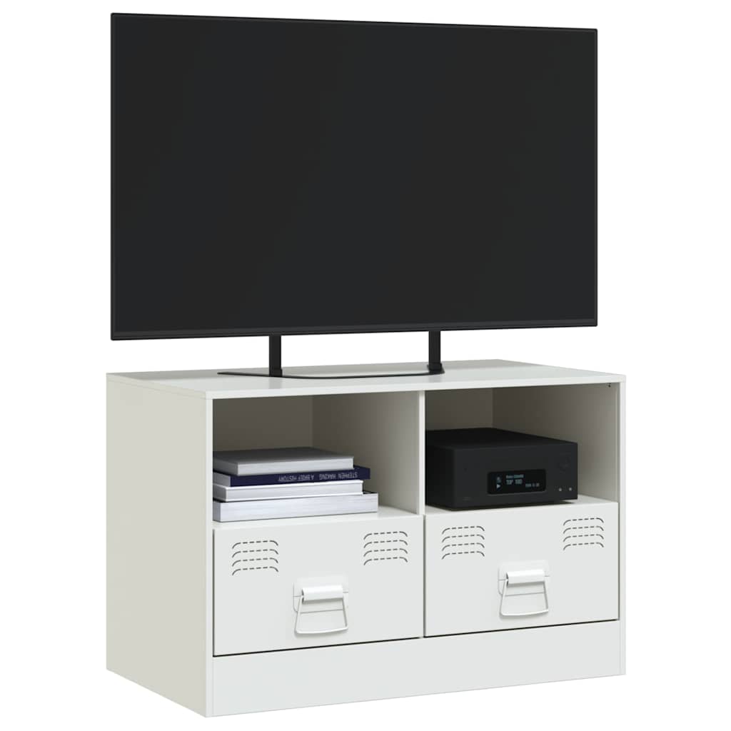 TV ormarić bijeli 67 x 39 x 44 cm čelični