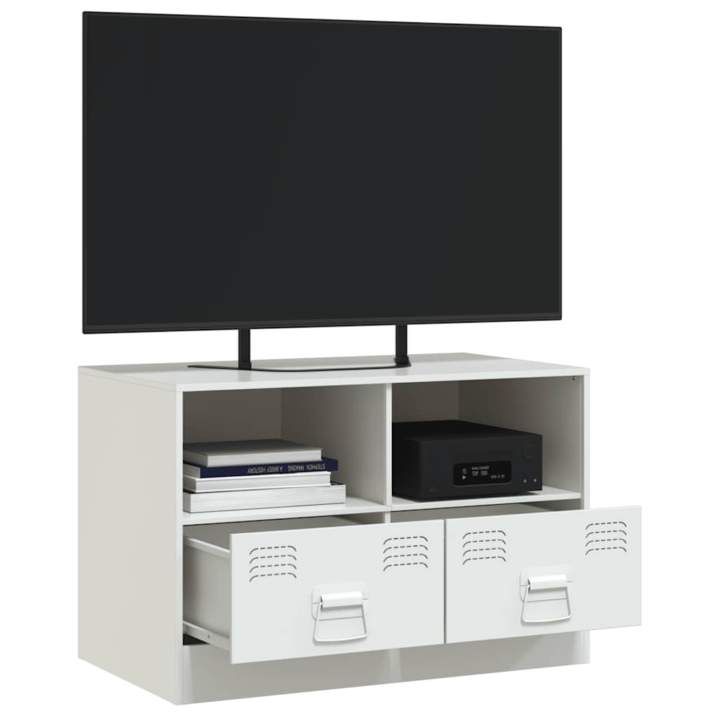 TV ormarić bijeli 67 x 39 x 44 cm čelični