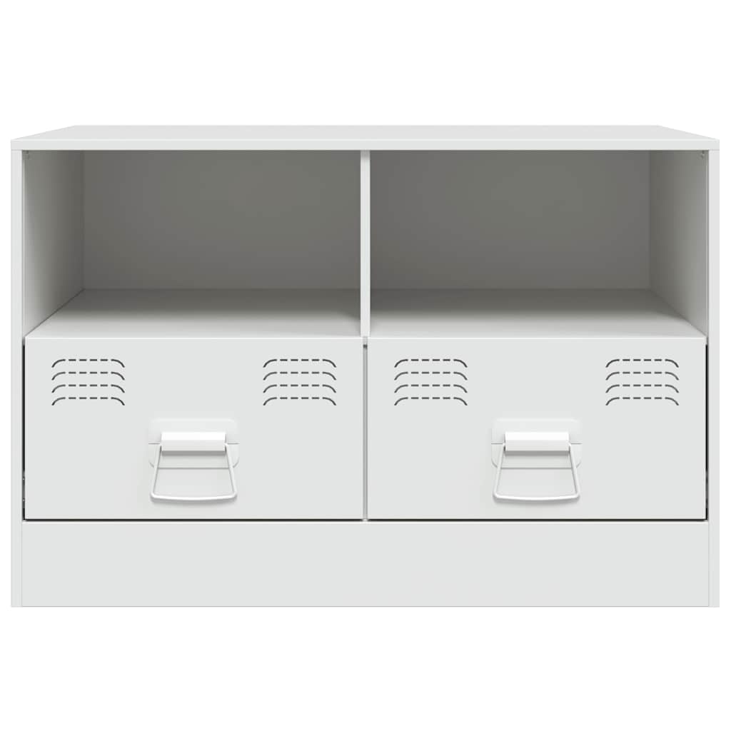 TV ormarić bijeli 67 x 39 x 44 cm čelični