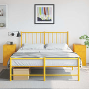 Noćni ormarići 2 kom boja senfa 34,5 x 39 x 62 cm čelični