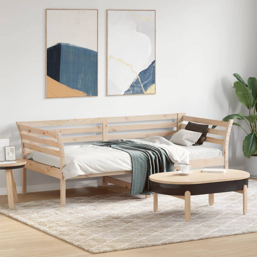 Dnevni krevet bez madraca 90 x 190 cm od masivne borovine
