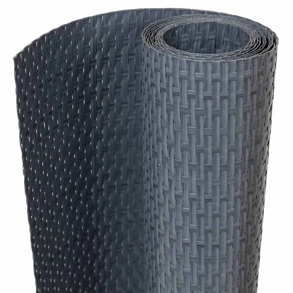 Balkonski zaslon antracit 300 x 80 cm od poliratana