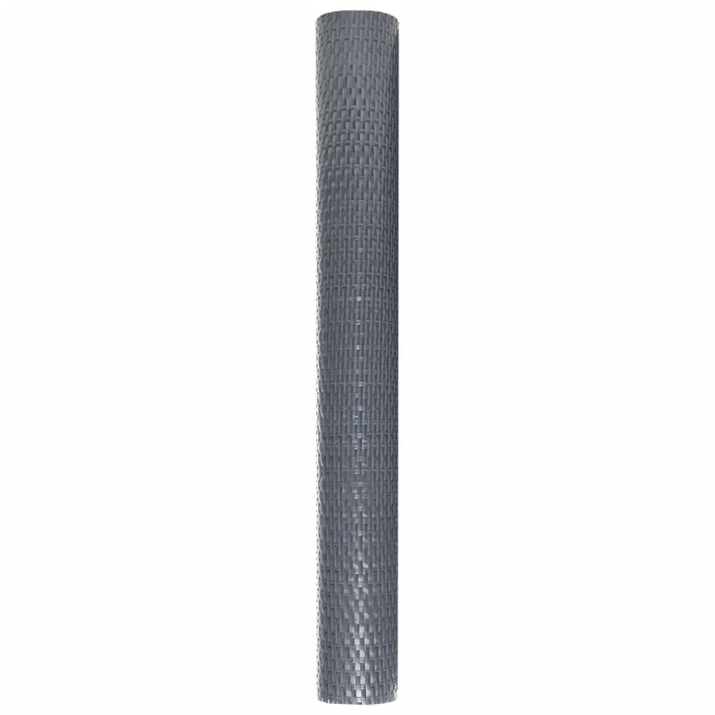 Balkonski zaslon antracit 500 x 80 cm od poliratana