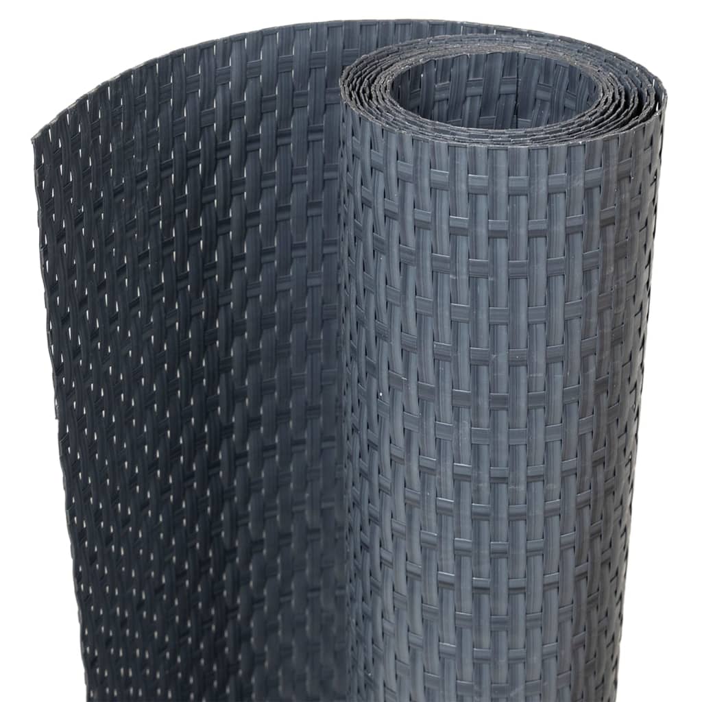 Balkonski zaslon antracit 1000 x 90 cm od poliratana