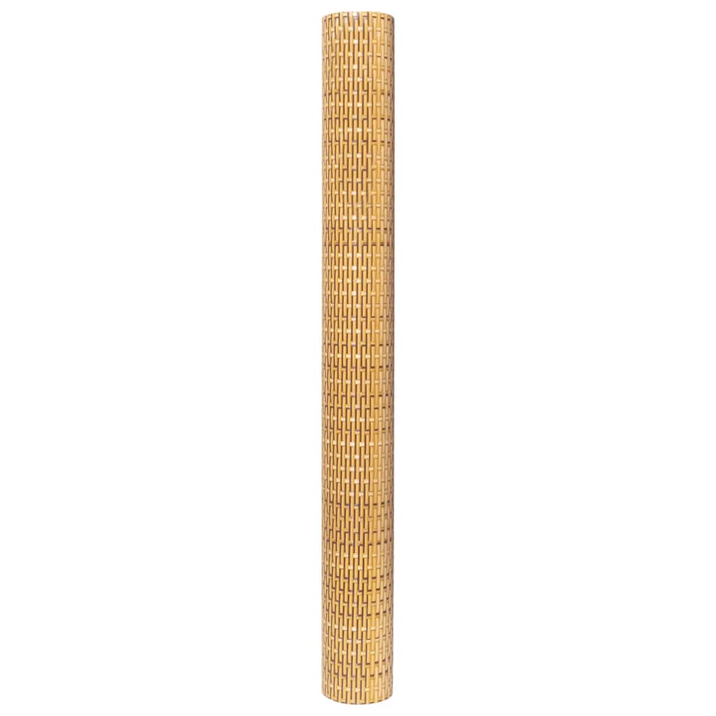 Balkonski zaslon svijetlosmeđi 400 x 90 cm od poliratana