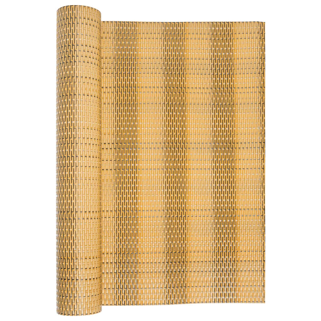 Balkonski zaslon svijetlosmeđi 600 x 90 cm od poliratana