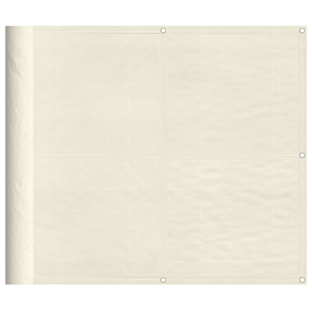 Balkonski zaslon krem 90x800 cm 100 % poliester Oxford