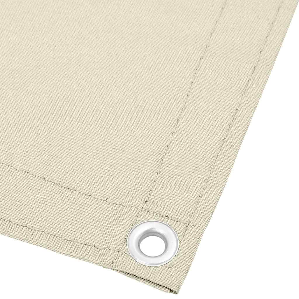 Balkonski zaslon krem 90x800 cm 100 % poliester Oxford