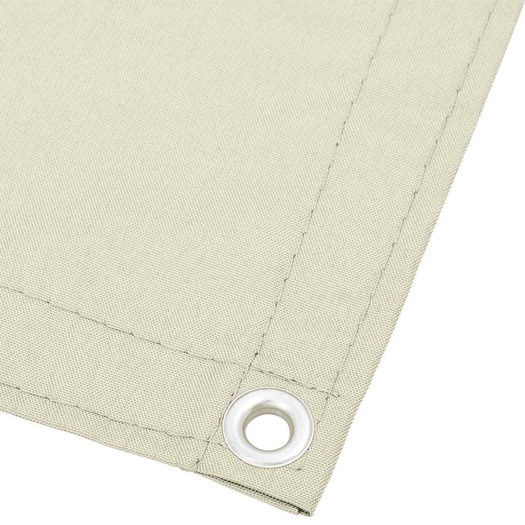 Balkonski zaslon krem 120x800 cm 100 % poliester Oxford