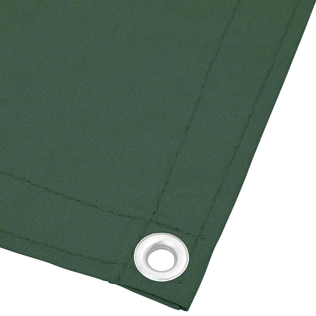 Balkonski zaslon tamnozeleni 75x800 cm 100 % poliester Oxford