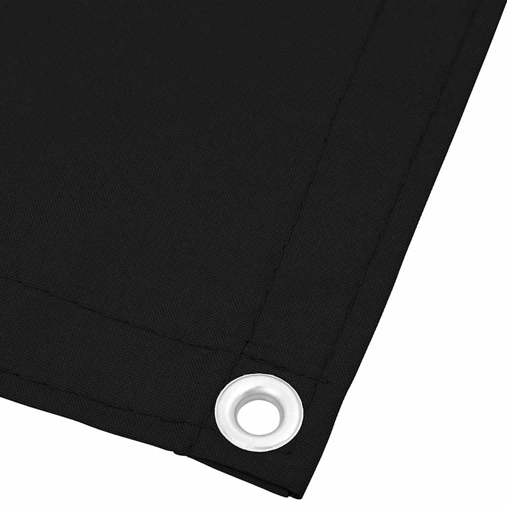 Balkonski zaslon crni 90x800 cm 100 % poliester Oxford