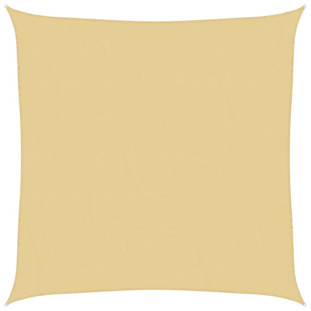 Jedro protiv sunca boje pijeska 3 x 3 m 100 % poliester Oxford