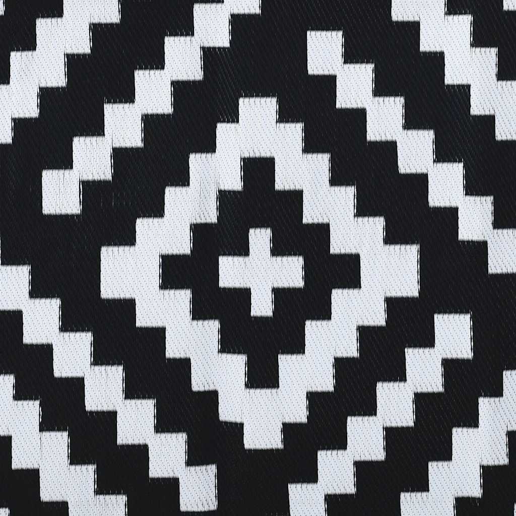 Vanjski tepih ARAKIL bijelo-crni 160 x 230 cm PP