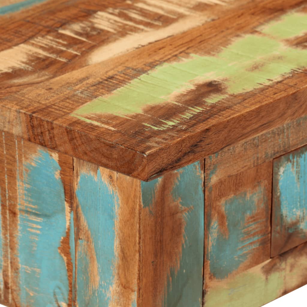 Konzolni stol 110 x 30 x 76 cm od masivnog obnovljenog drva