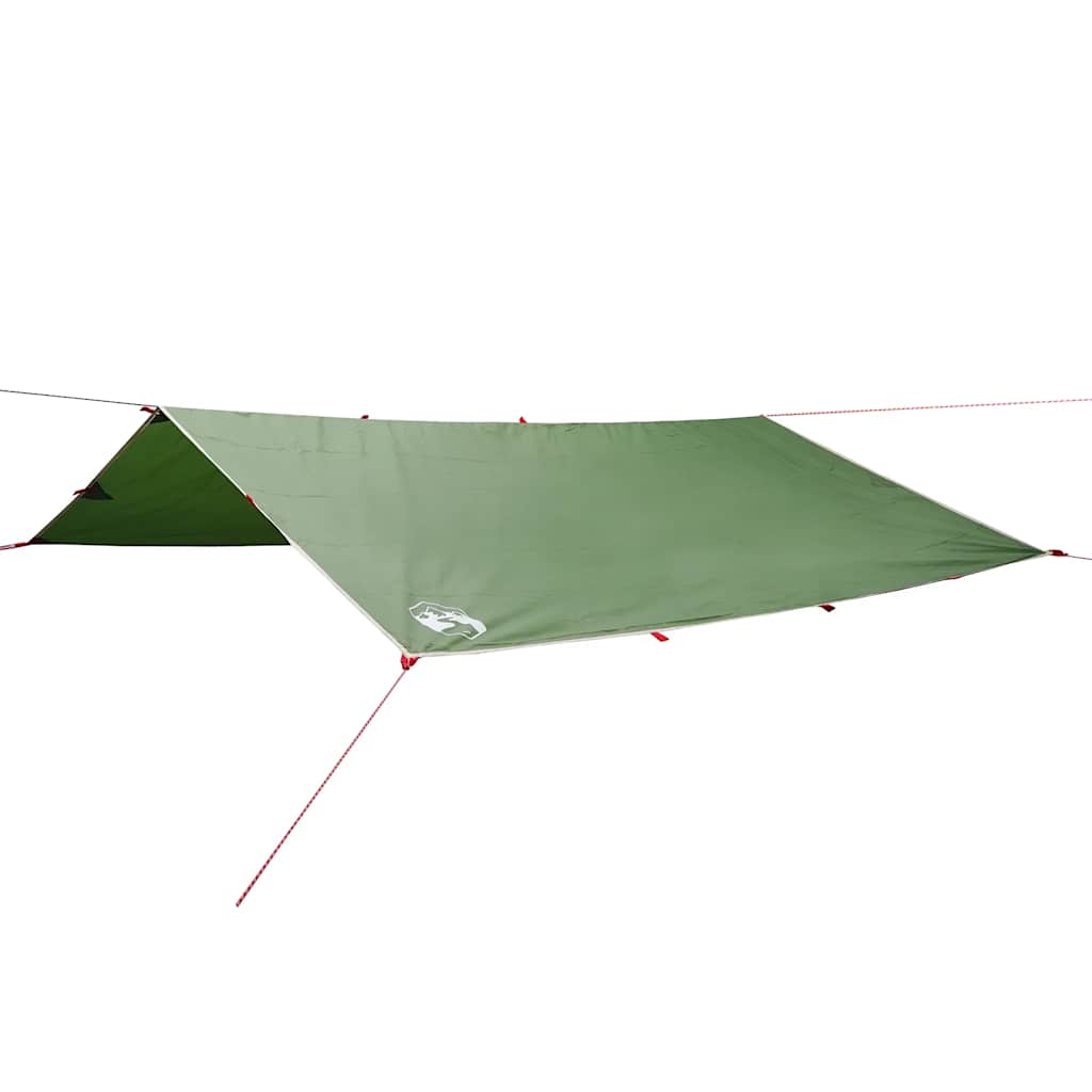 Cerada za kampiranje zelena 500 x 294 cm vodootporna