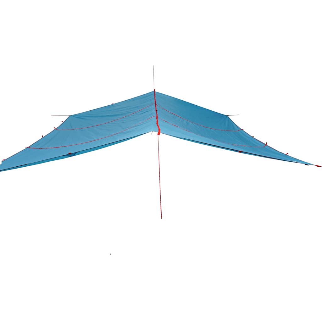 Cerada za kampiranje plava 420 x 294 cm vodootporna