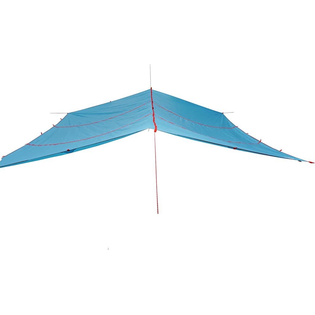 Cerada za kampiranje plava 420 x 294 cm vodootporna