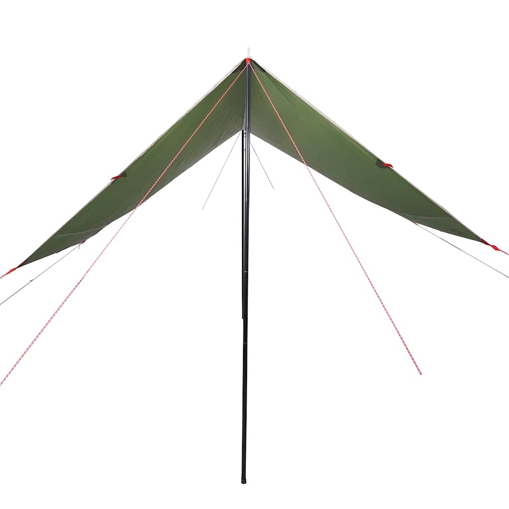 Cerada za kampiranje zelena 430 x 380 x 210 cm vodootporna