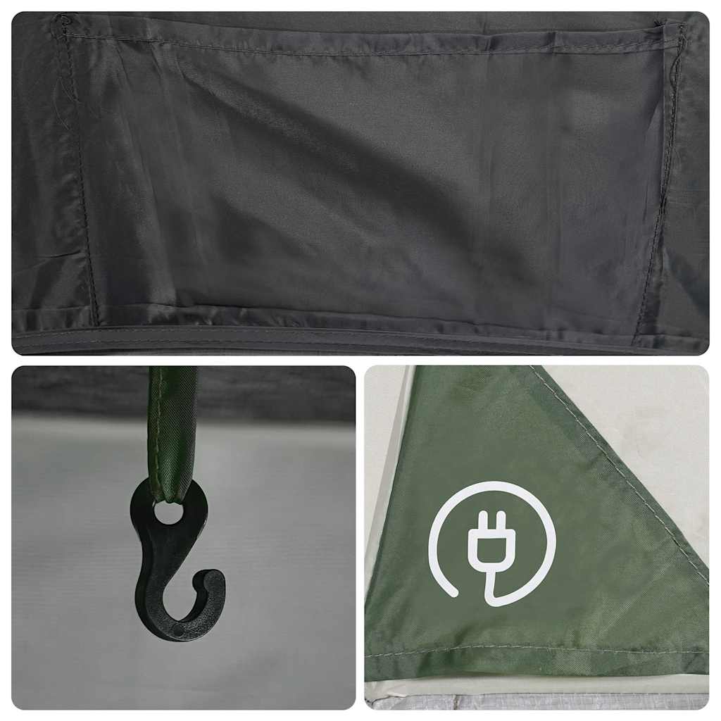 Kupolasti šator za kampiranje za 4 osobe zeleni vodootporni