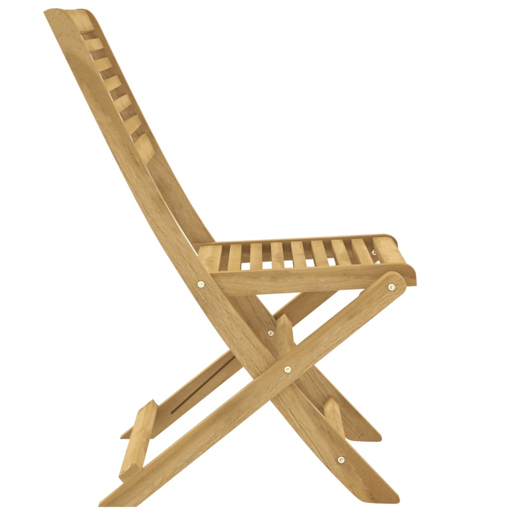 Sklopive vrtne stolice 4 kom 48,5x61,5x87 cm od drva bagrema
