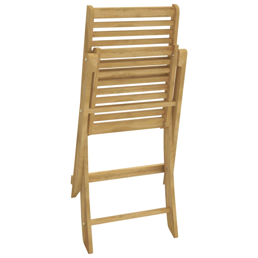 Sklopive vrtne stolice 4 kom 48,5x61,5x87 cm od drva bagrema