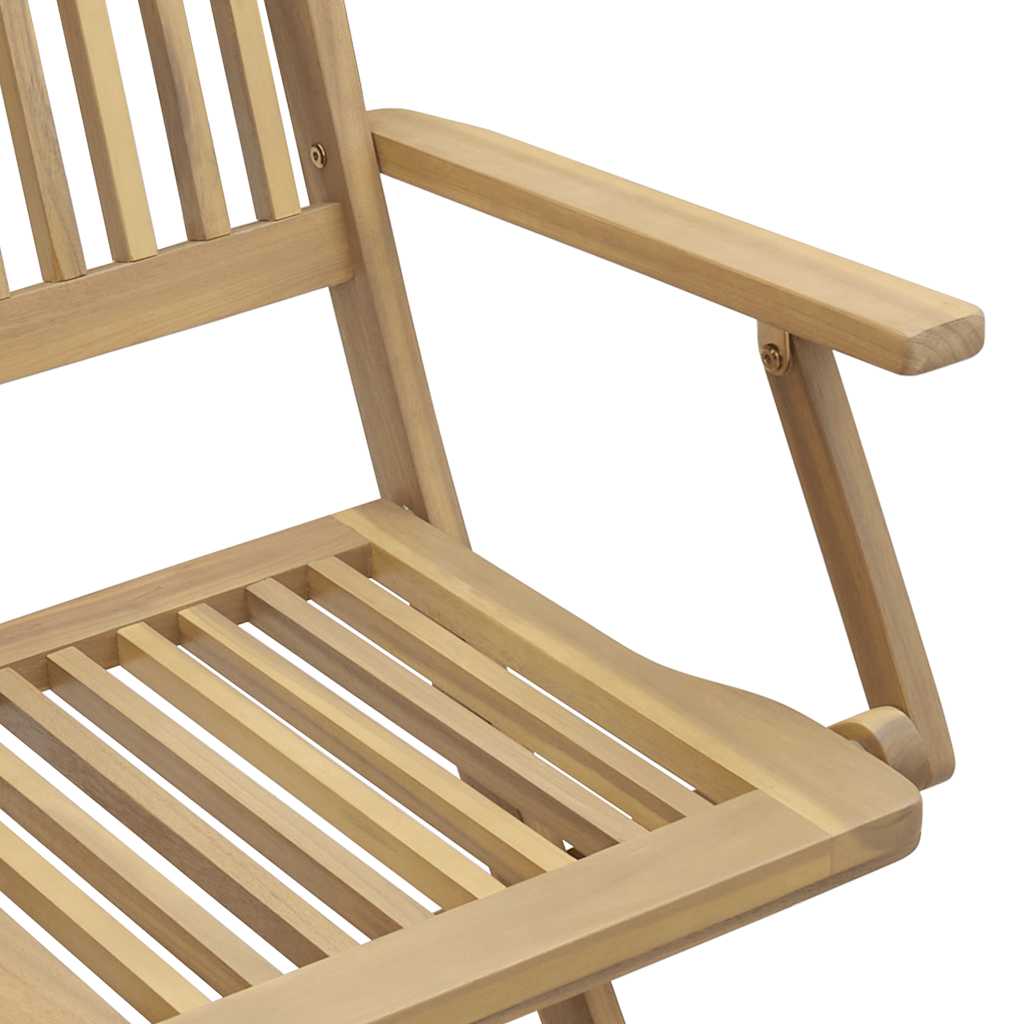 Sklopive vrtne stolice 2 kom 54 x 61 x 88 cm od drva bagrema