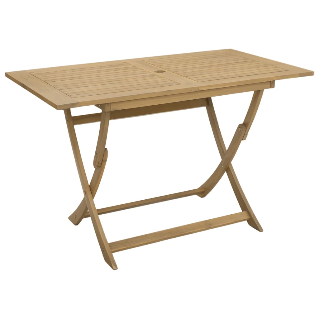 Sklopivi vrtni stol 120 x 70 x 75 cm od masivnog drva bagrema