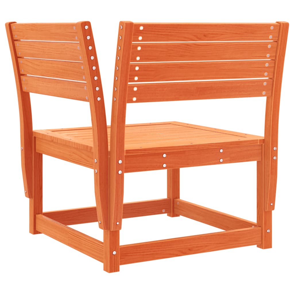 Kutna vrtna sofa voštano smeđa 73x73x78 cm od masivne borovine