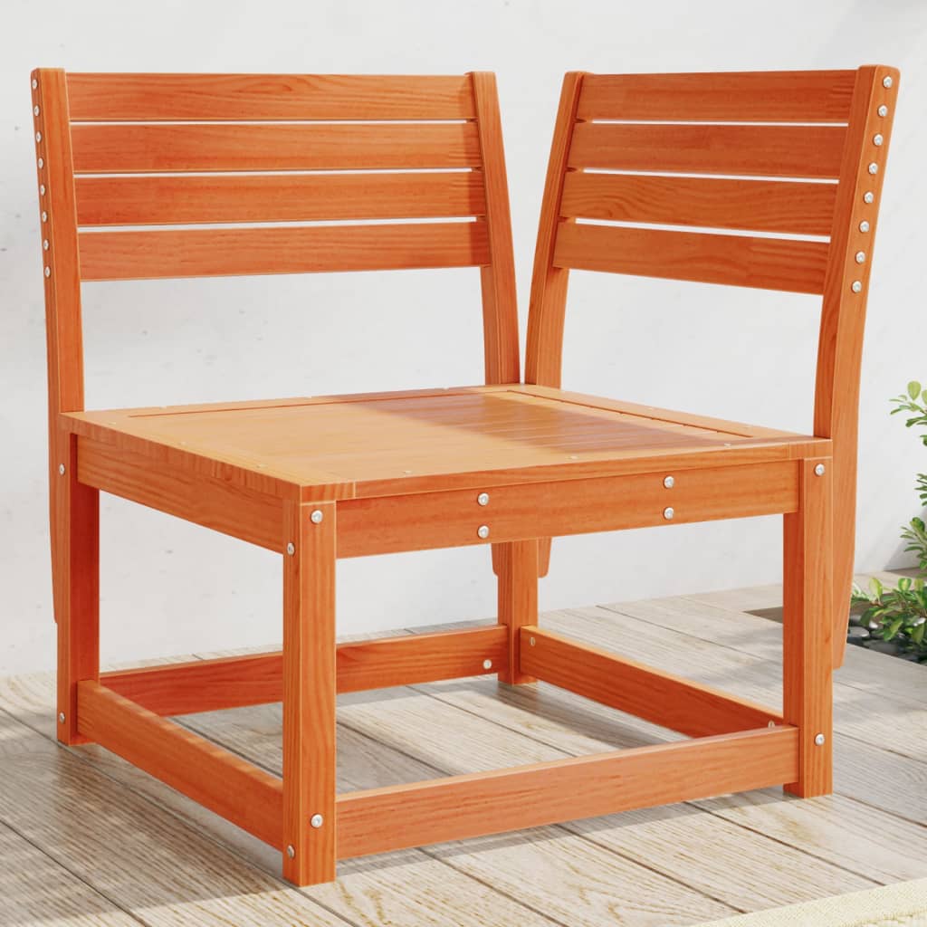 Kutna vrtna sofa voštano smeđa 73x73x78 cm od masivne borovine