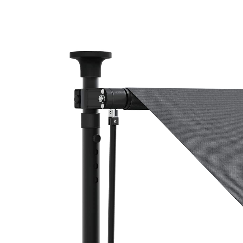 Tenda na uvlačenje antracit 300 x 150 cm od tkanine i čelika