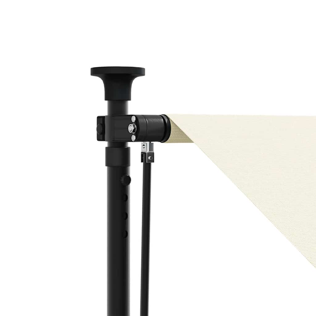 Tenda na uvlačenje krem 300 x 150 cm od tkanine i čelika