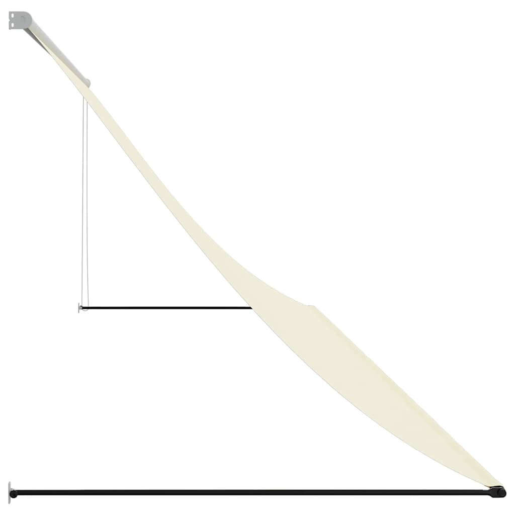 Tenda na uvlačenje krem 400 x 150 cm od tkanine i čelika