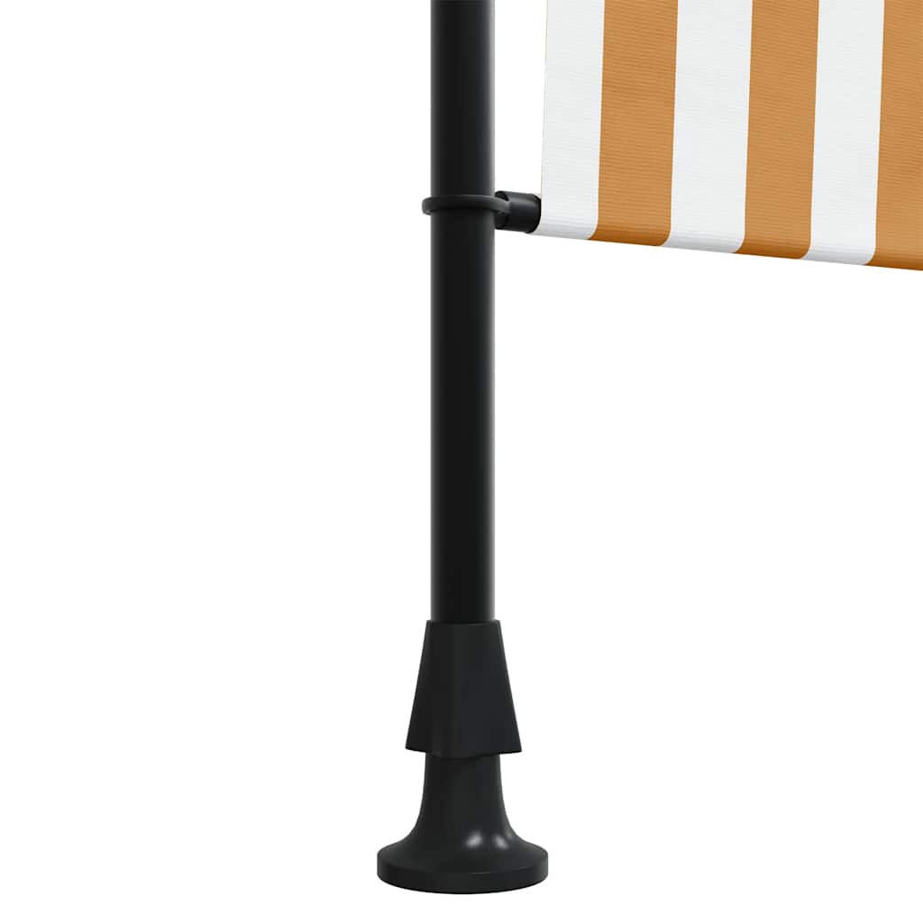 Vanjska roleta narančasto-bijela 100x270 cm od tkanine i čelika