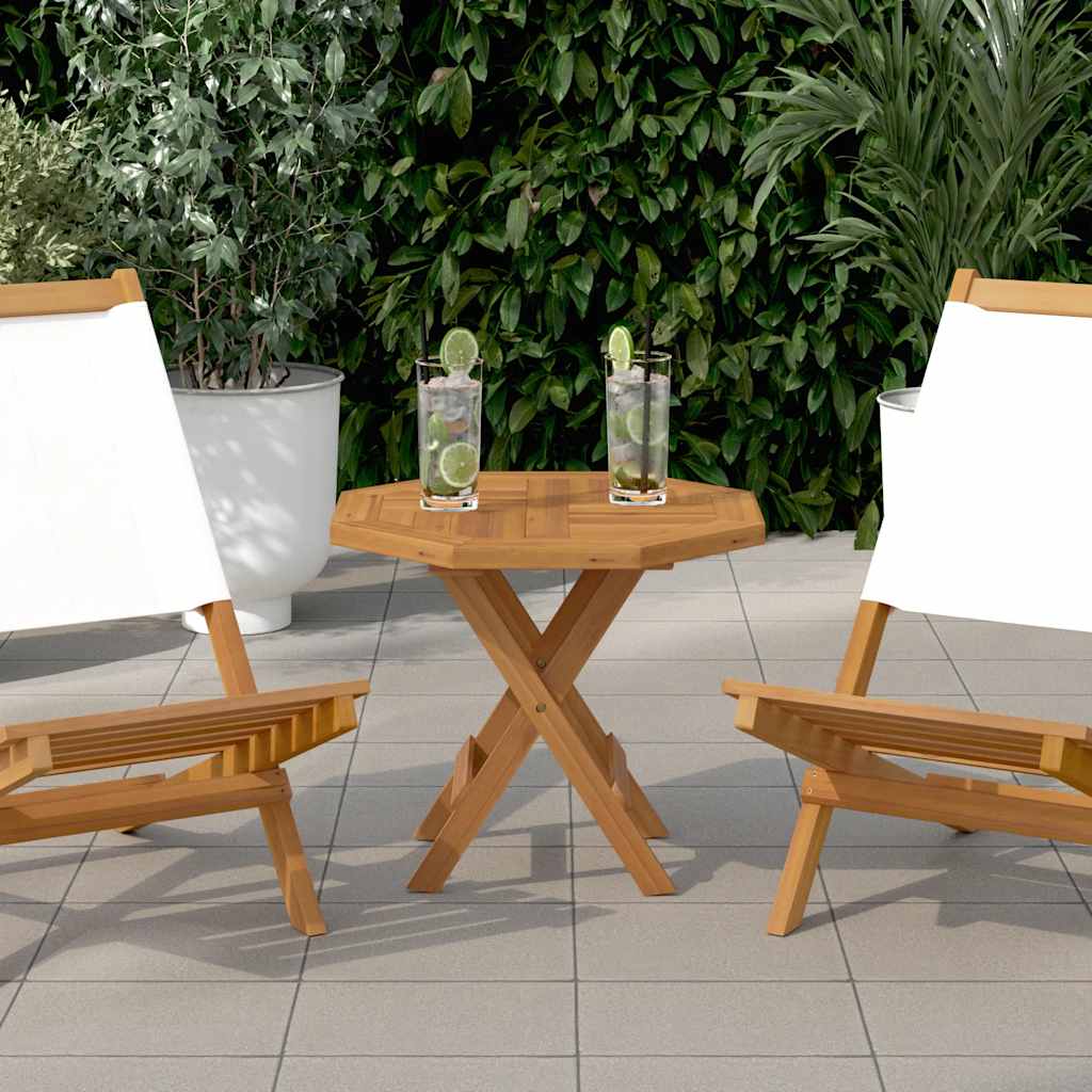 Stolna ploča 50 x 50 x 2,5 cm osmerokutna od masivne tikovine
