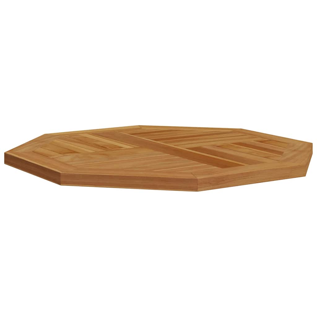Stolna ploča 60 x 60 x 2,5 cm osmerokutna od masivne tikovine