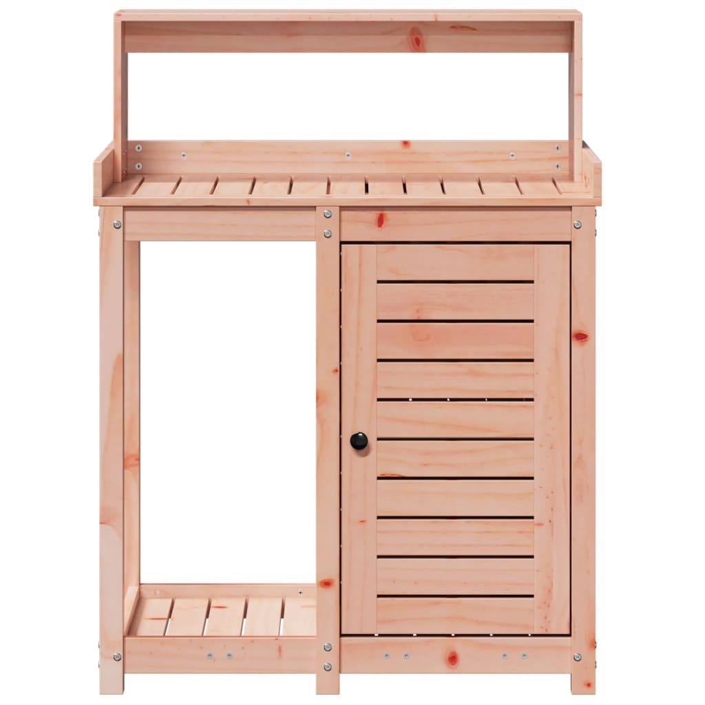 Stol za sadnju s policama 82,5x50x109,5 cm od masivne duglazije