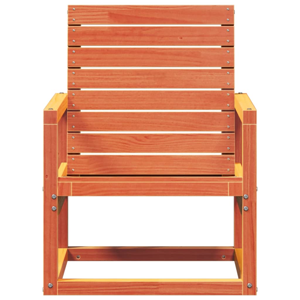 Vrtna stolica voštano smeđa 57,5 x 63 x 76 cm masivna borovina