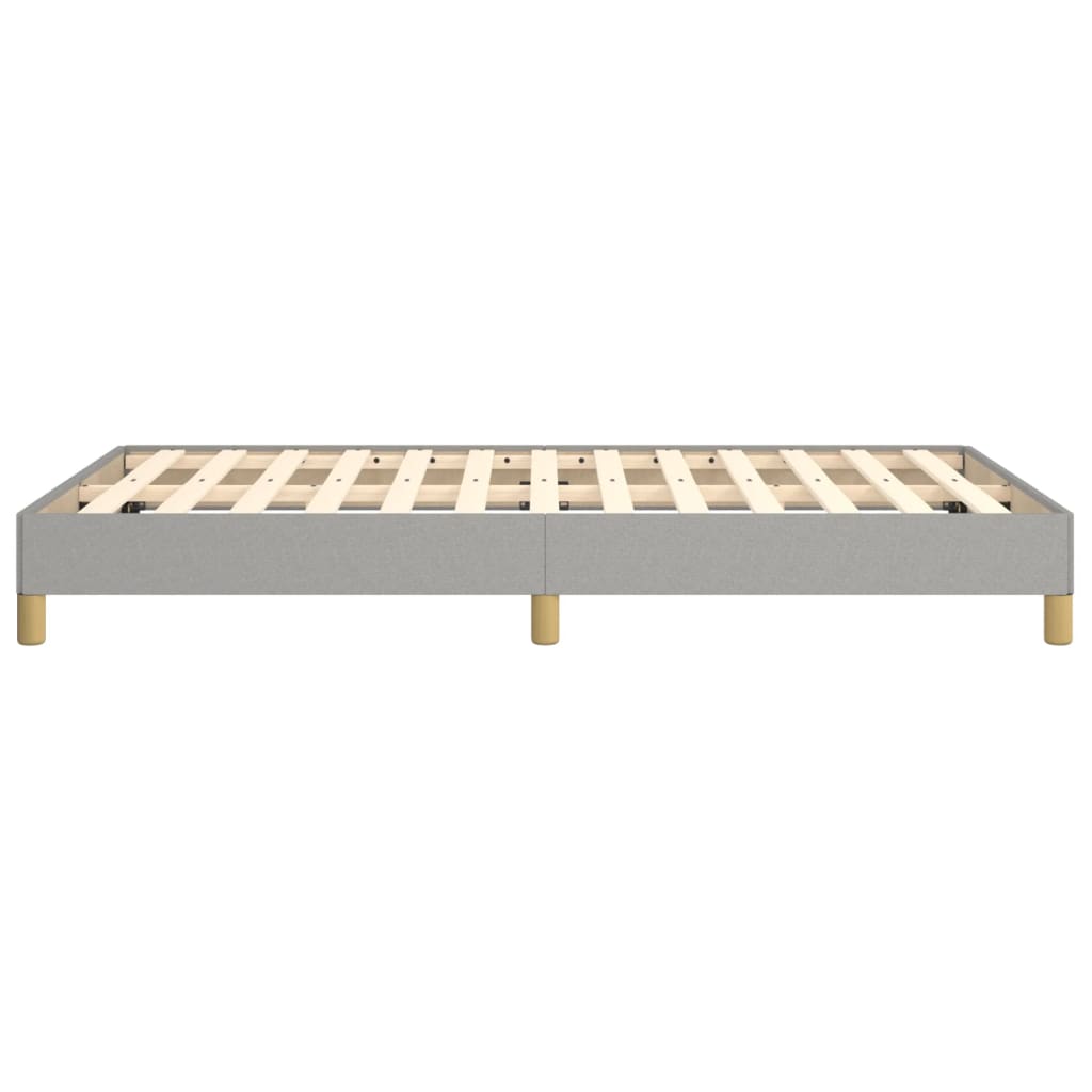 Okvir za krevet bez madraca svjetlosivi 120x190 cm od tkanine