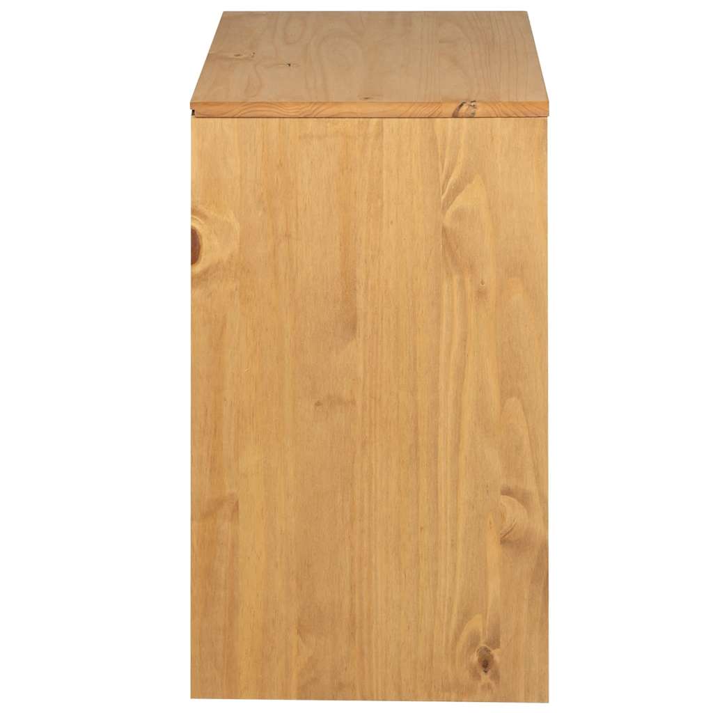 Komoda SAUDA boja hrasta 80 x 43 x 75,5 cm od masivne borovine