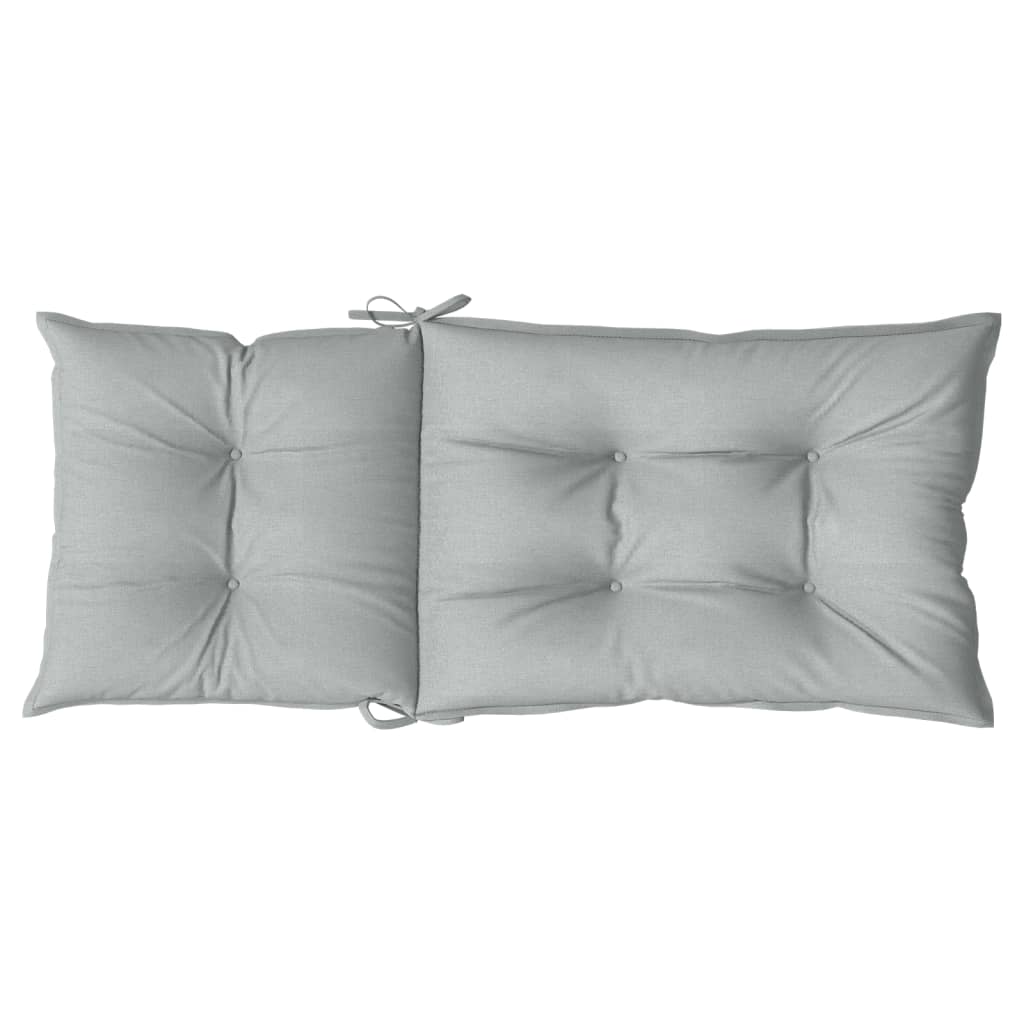 Jastuci za stolice 4 kom svjetlosivi 120 x 50 x 7 cm od tkanine