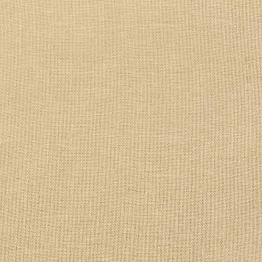 Jastuci za stolice 6 kom prošarano bež 120x50x7 cm od tkanine